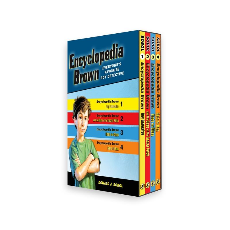 Encyclopedia Brown Box Set (4 Books) - by  Donald J Sobol (Mixed Media Product), 1 of 4