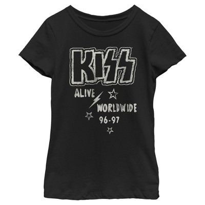 Girl's KISS Alive Worldwide T-Shirt