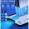 Beboncool PS5 Controller Stand with Dual Charging Station for PS5 Pro Silm Black - 3 of 4