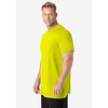 KingSize Men's Big & Tall No Sweat Longer-Length Short Sleeve Crewneck Tee - 4 of 4