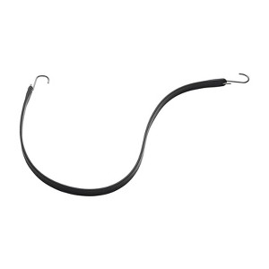 VEVOR 10 Piece Flat Bungee Cord, 20 mm Heavy Duty Bungee Straps with Steel S-Hooks, 36" Elastic Bungee Rope for Cargo, Tarps, Trucks and Tent, Black - 1 of 4
