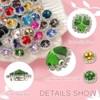 Unique Bargains DIY Craft Clothing Shoe Hat Bag Button Decor Claw Gem Rhinestones 32 Pcs - 3 of 4