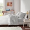 Sapphtopaz Luxury Comforter Set, All Season Cotton Blend Jersey Knit Sheet Set Bedding Set, Flat Sheet, Fitted Sheet, Pillowcases, Machine Washable - 4 of 4