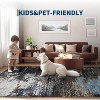 homfan Non-Slip Abstract Runner Rugs, Ultra-Soft Low Pile Floor Cover, Stain Resistant Contemporary Indoor Floor Carpet for Hallway, Bedroom - 2 of 4
