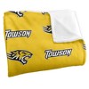 Towson University Logo Pattern Silky 50x60 Blanket, 1 Sided 50x60 - 3 of 4