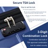 YONWAY 2 Piece Hardshell ABS Luggage Sets, Expandable Retro Luggage Set with TSA Lock and Spinner Wheels - 4 of 4