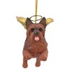 Design Toscano Honor the Pooch: Yorkie Holiday Dog Angel Ornament - 3 of 4