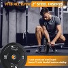 Weights Bumper Plates Set,2 Inch Bumper Plate,Rubber Strength Training Plates for Weightlifting & Strength Training Home Gym - 4 of 4