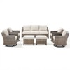 Buenhomino 7-Piece Outdoor Patio Furniture PE Wicker Patio Conversation Set,High Back Patio Couch with Swivel Rocker Chairs for Backyard,Porch,Deck - 2 of 4