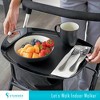 Stander Let's Walk Indoor Walker with Tray and Basket, 2-Wheel Walker with Rear Ski Glides - 4 of 4