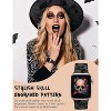 HTUTWOO Halloween Engraved Band Compatible with Apple Watch Band 42/44/45/49mm Silicone Strap for iWatch Series 10/9/8/7/6/5/4/3/2/1/SE - 4 of 4