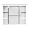 PAGED 24" Wall Mounted Bathroom Storage Cabinet Modern Medicine Cabinet with Mirror and Adjustable Shelves, Over Toilet Storage Unit for Room - 4 of 4