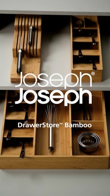 Range couverts Joseph Joseph DrawerStore compact bambou