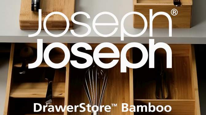 Joseph Joseph DrawerStore Bamboo Cutlery Organizer, 2 of 10, play video