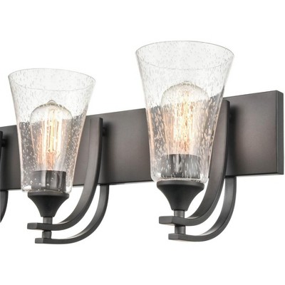 Natalie Satin Nickel 3-Light Vanity Fixture, 24in Width