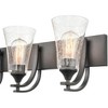 Millennium Lighting Natalie 3 - Light Vanity in  Satin Nickel - 4 of 4