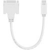 Fosmon Mini DVI (Male) to Standard DVI-I (Female) Video Adapter Cable Cord (20cm - White) for Apple iMac Macbooks Powerbook G4 Mini - 3 of 3