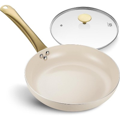 KOCH SYSTEME CS Nonstick Omelet Pan with Golden Handle