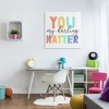 Stupell Industries You Darling Matter Rainbow Letters, 36" x 36" - 2 of 4
