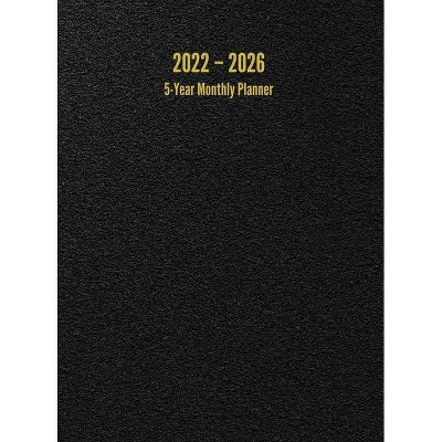 2022 - 2026 5-Year Monthly Planner - by  I S Anderson (Hardcover)