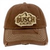 Adult Busch Light Logo Distressed Brown Colorway Adjustable Hat - 2 of 4
