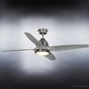 Urban Ambiance Luxury Urban Loft Ceiling Fan 16''H x 56''W,  Aged Nickel Finish,  Bunbury Collection, UHP9330 - 4 of 4