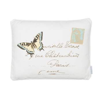 Palladium Grey Butterfly Decorative Pillow - Levtex Home