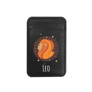 OTM Essentials Black Leather Wallet Sleeve MagSafe Compatible - 1 of 4
