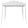 Aghana Digitals 2x2m White Polyethylene Party Tent with Heavy-Duty Iron Frame - UV & - 4 of 4