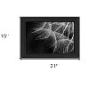 HomeRoots Delicate Beauty Black Framed Print Wall Art - 3 of 4