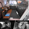 VEVOR Dog Car Seat Cover for Back Seat, 52 x 23.5 in Waterproof, 600D Heavy Duty Pet Car Seat Protectors with Mesh Window and Storage Pocket - 3 of 4