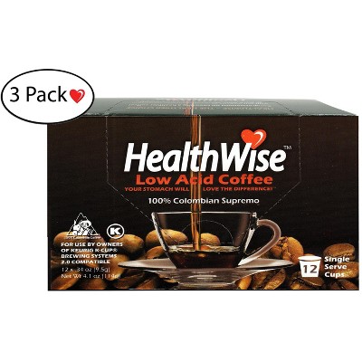 HealthWise Low Acid Keurig K-Cup Coffee Pods