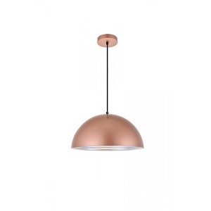 Elegant Lighting Circa 1 Light Honey Gold Pendant - 1 of 4