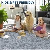 Coucheta Washable Rug Non-Slip Vintage Low Pile, Distressed Floral Rubber Backing Carpet for Kitchen Entryway Laundry,Multiple Sizes and Colors - 4 of 4