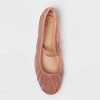 Women’s Rosa Mesh Bow Mary Jane Flats – A New Day™ Pink - 3 of 3