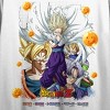Dragon Ball Z Super Saiyans with Future Trunks and Piccolo Women’s White Crew Neck Short Sleeve Tee - 2 of 4