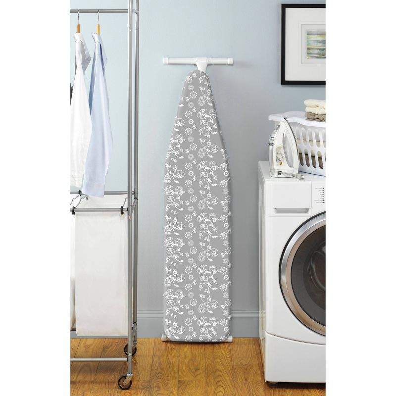 Whitmor Ironing Board Cover and Pad Gray Swirl, 3 of 5