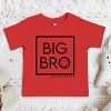 The Juniper Shop SmileyWorld Big Bro Square Toddler Short Sleeve Tee - 3T - H. Red - 4 of 4