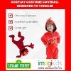 Sesame Street Elmo Cookie Monster Baby Zip Up Cosplay Costume Coverall Infant to Toddler - 3 of 4