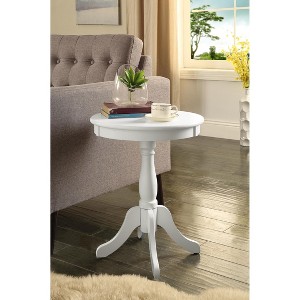 NicBex 18"W Cottage Style Round Pedestal Table Turned Base w/4 Legs Coffee/Side Table for Small Spaces - 1 of 4