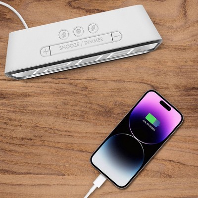 AccuSet Jumbo Mirror Display Alarm Clock - Thumbnail 4