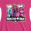 Girls' - Monster High - Group Badge Fit & Flair Cap Sleeve Dress - 2 of 2