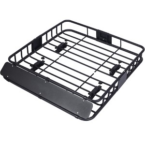 Universal Roof Rack Cargo Carrier Basket Rooftop Luggage Holder Carrier Basket For Camping Traveling - 1 of 4