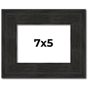 PosterPalooza | Photo Size Contemporary Black Frame - UV Acrylic, Foam Board Backing, Hanging Hardware - 1 of 4