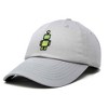 Dalix Robot Embroidered Glow in the Dark Retro Dad Hat Cotton Baseball Cap Adjustable Mens - 4 of 4