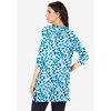 Roaman's Women's Plus Size Boatneck Ultimate Tunic With Side Slits - 3 of 4