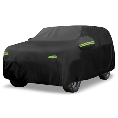 Unique Bargains Waterproof for Toyota 4Runner 2002-2023 Full Car Cover with Zipper Black