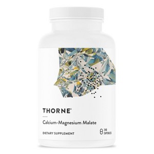 Thorne Calcium-Magnesium Malate - Gluten-Free Supplement with Magnesium & Calcium Supports Bone Health & Muscle Fatigue - 240 Capsules - 1 of 4