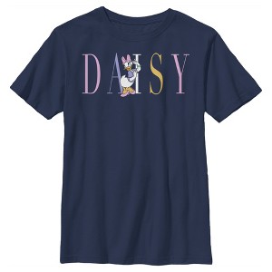 Boy's Disney Daisy Duck Rainbow Name T-Shirt - 1 of 4