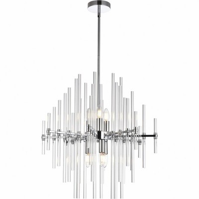 Elegant Lighting Sienna 6 - Light Pendant in  Chrome